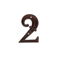 Husnummer 2 Gjutjärn 12 cm